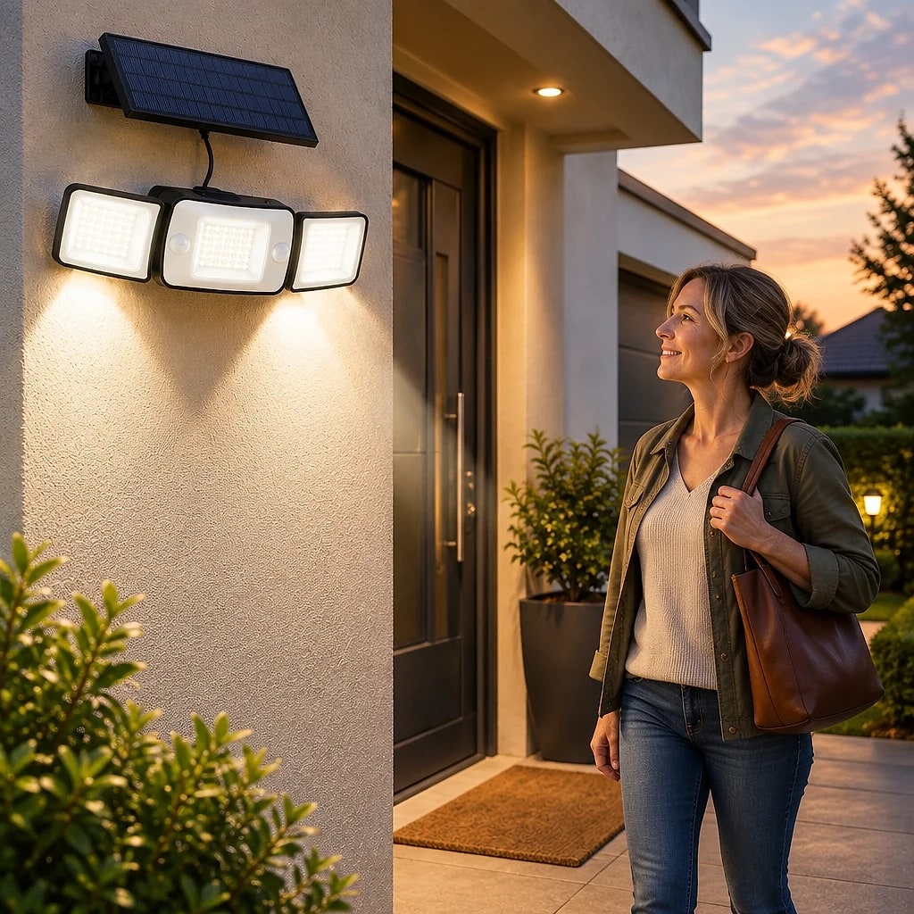Luméa – Lampe Solaire Détecteur Mouvement