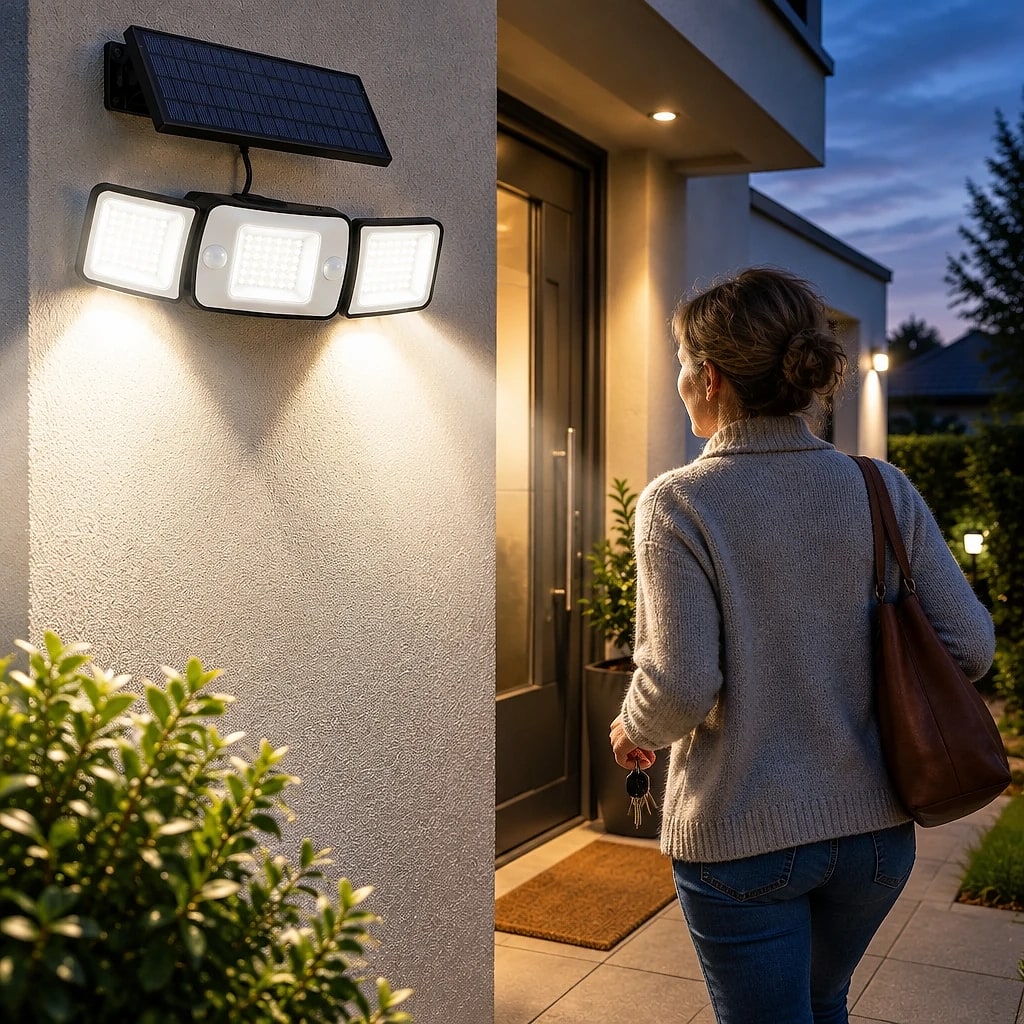 Luméa – Lampe Solaire Détecteur Mouvement