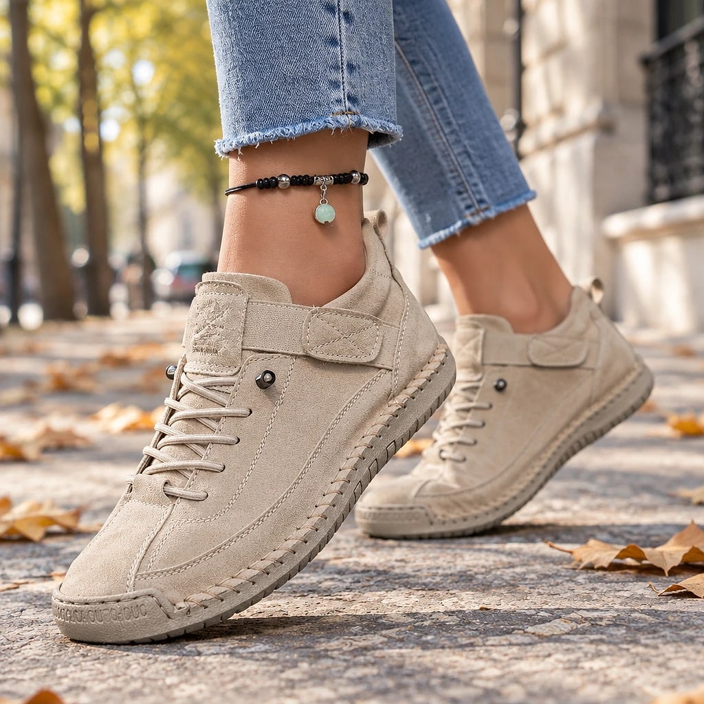Nell – Baskets Orthopédiques Pieds Larges