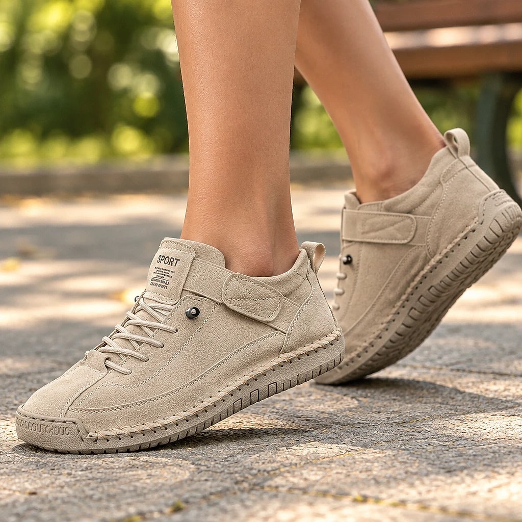 Nell – Baskets Orthopédiques Pieds Larges