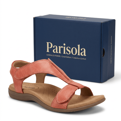 Sandales ouvertes femme bride velcro multicolore semelle antidérapante