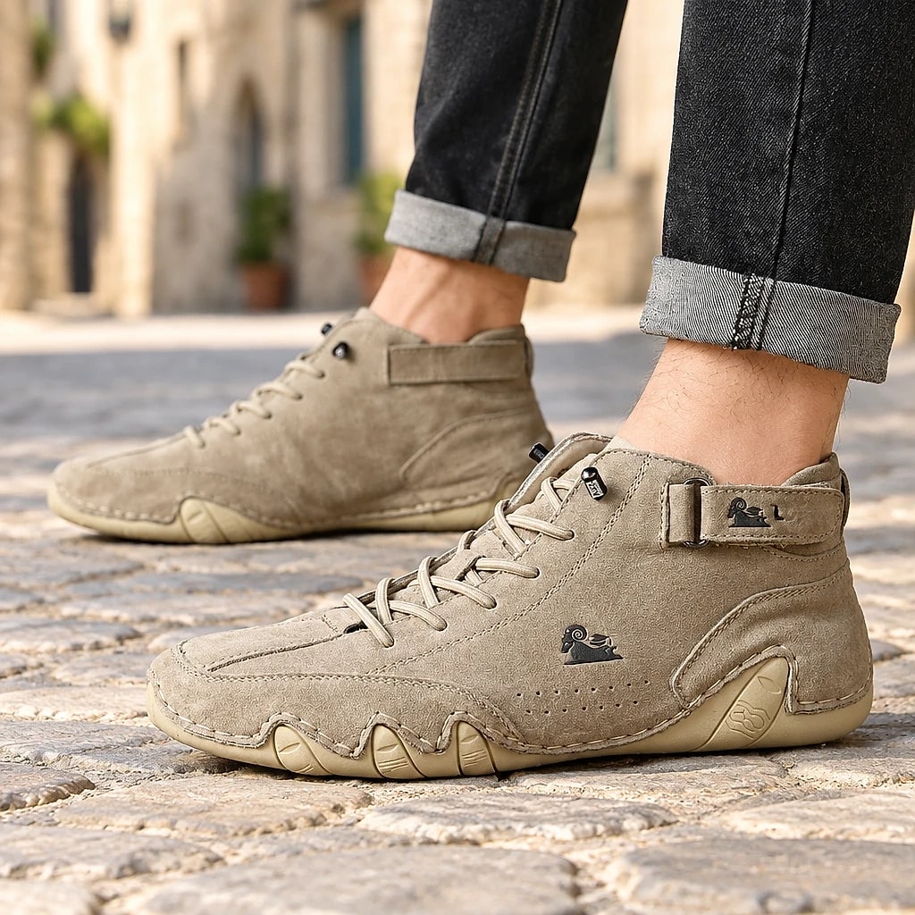 Reuben – Baskets Orthopédiques Cuir Imperméable