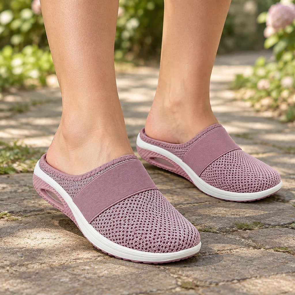 Rosalind – Mules Orthopédiques Confort Respirantes