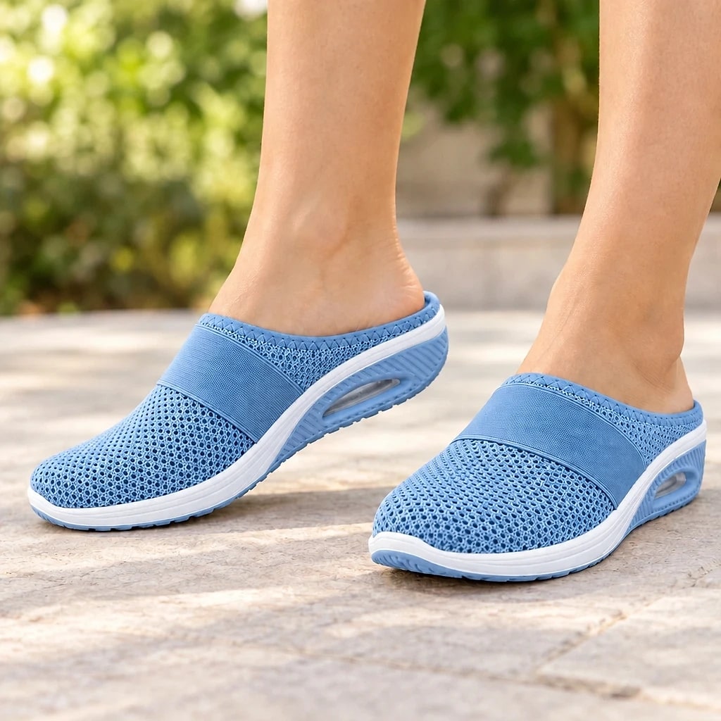 Rosalind – Mules Orthopédiques Confort Respirantes