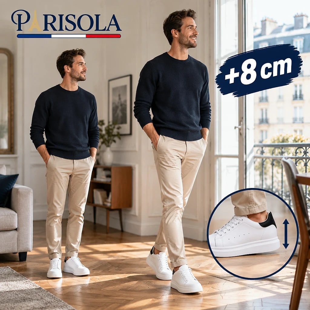 Sneakers Rehaussantes Homme +8cm