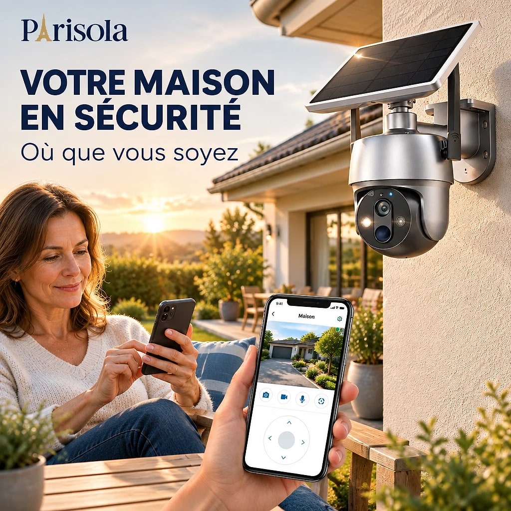 Solarys – Caméra Surveillance Solaire 360°