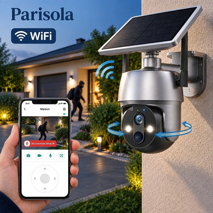Solarys – Caméra Surveillance Solaire 360°