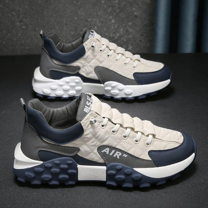 Chaussures homme respirantes microfibre semelle caoutchouc