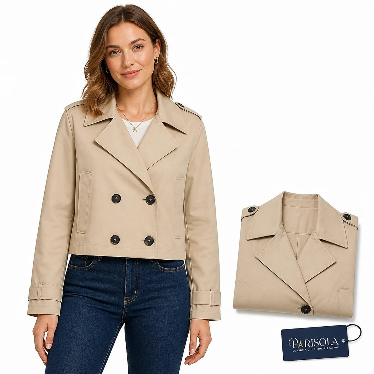 Veloria – Trench Femme Court