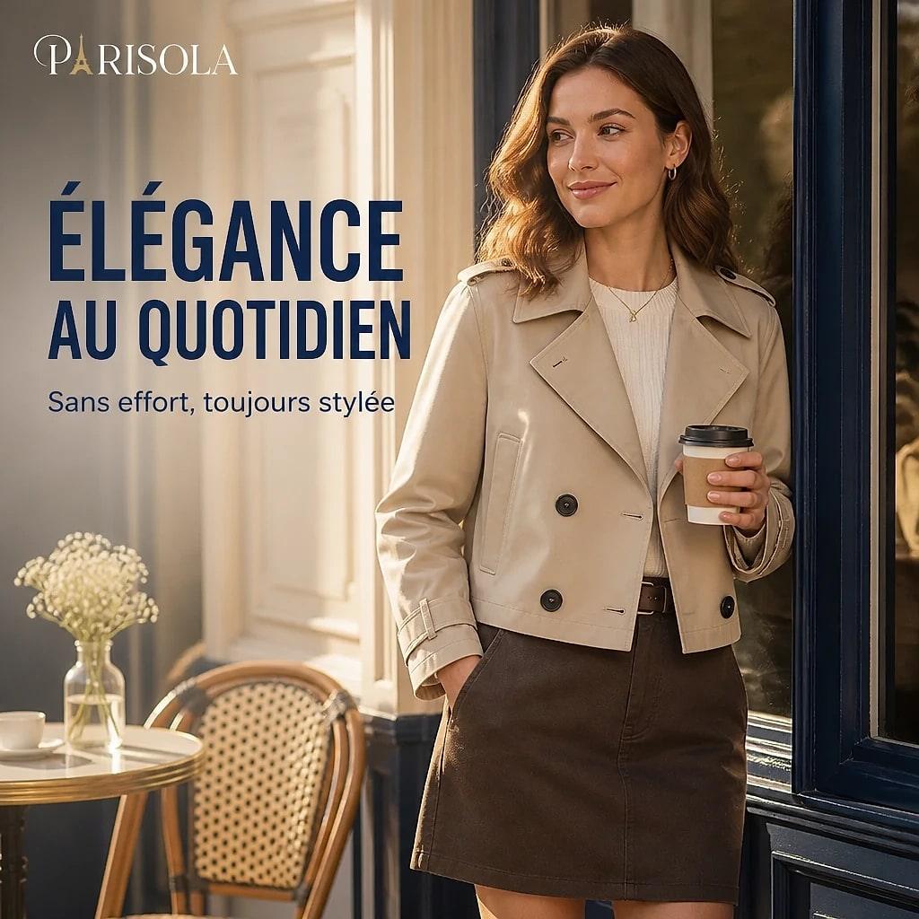 Veloria – Trench Femme Court