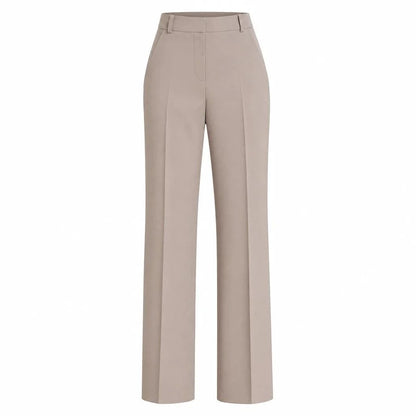 Pantalon femme taille haute élégant confort