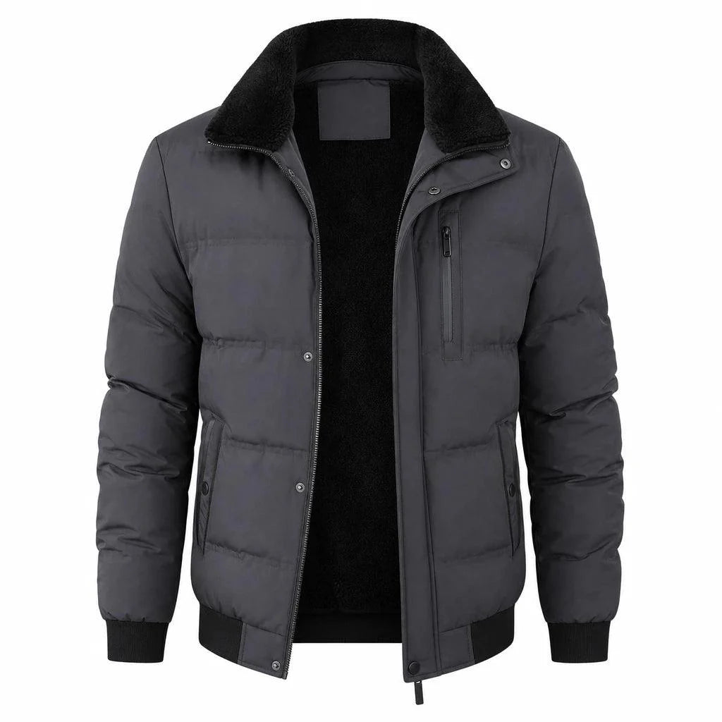 Veste homme thermique hiver coupe ajustée