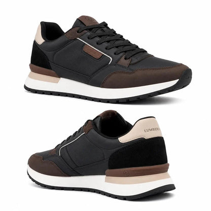 Baskets homme cuir synthétique semelle EVA caoutchouc antidérapant