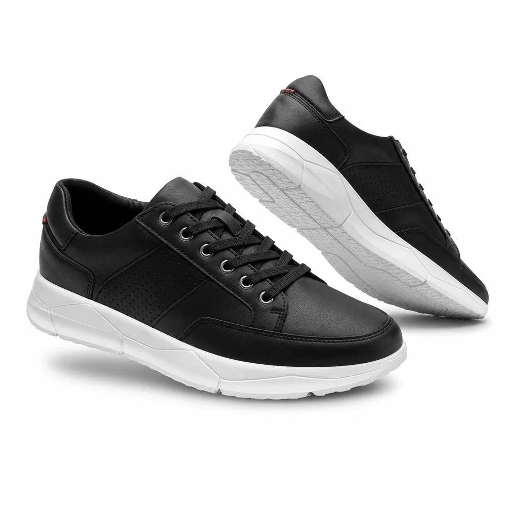 Baskets homme cuir synthétique semelle EVA caoutchouc confortables