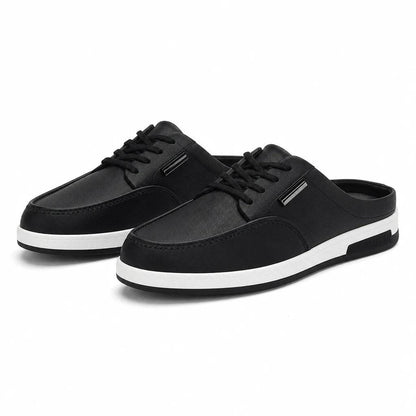 Baskets sans dossier homme cuir PU semelle EVA caoutchouc