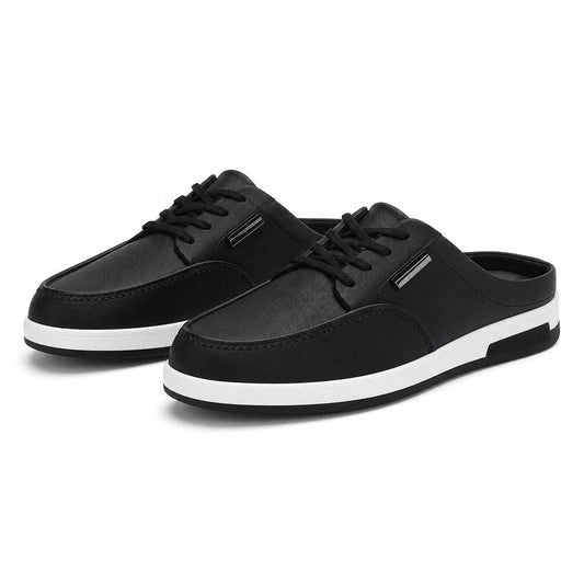 Baskets sans dossier homme cuir PU semelle EVA caoutchouc